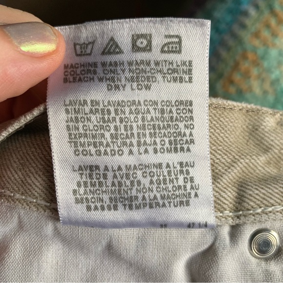 Ladies Wrangler Jeans Khaki Colour - Picture 10 of 12